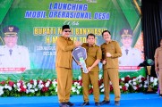 Bupati Muba Resmikan Gedung Serbaguna dan Luncurkan Mobil Operasional Desa di Beruge