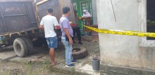 Polsek Bayung Lencir melakukan pemeriksaan TKP.