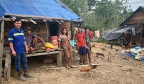 Serahkan Sumur Air Bersih ke Warga, PT MBJ Salurkan Sembako Rutin untuk SAD